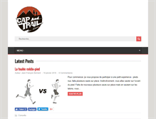 Tablet Screenshot of capandtrail.com